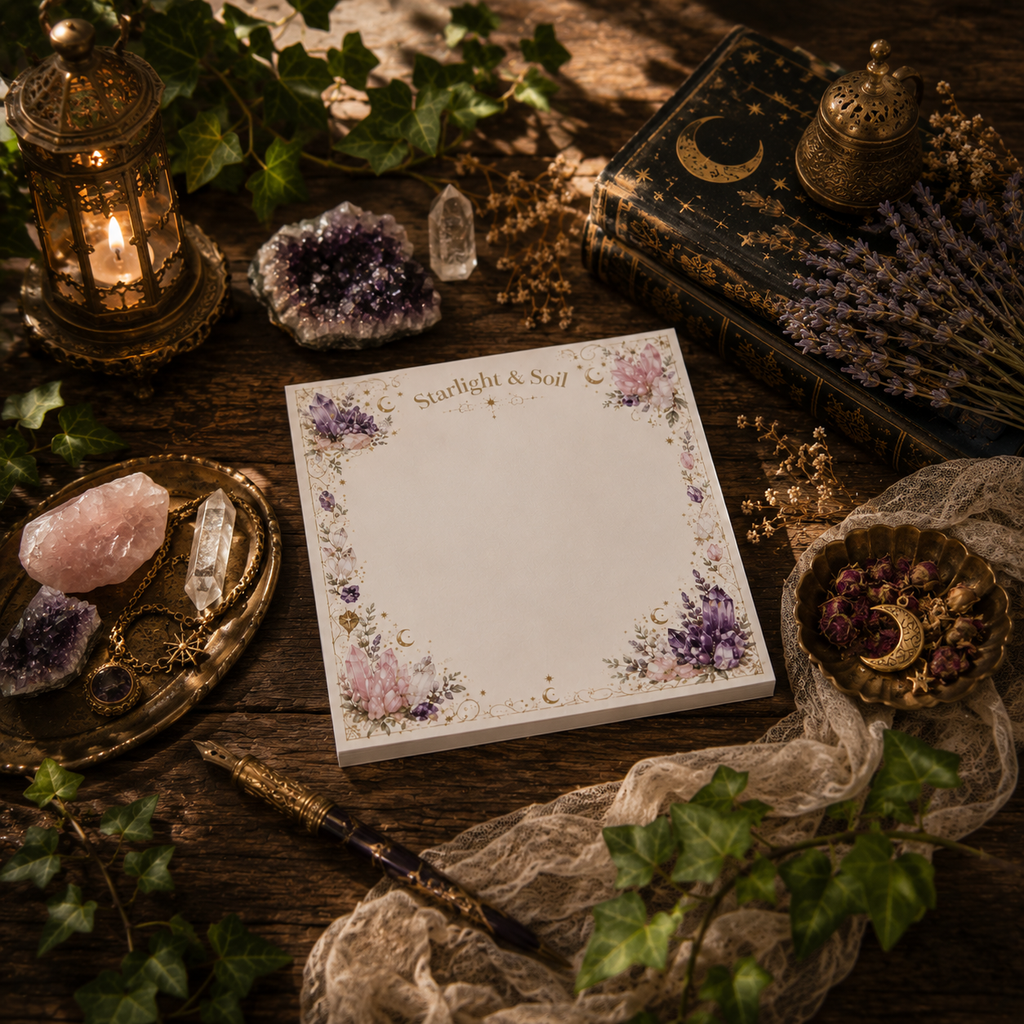 Crystal Solstice Post-it Note Pad
