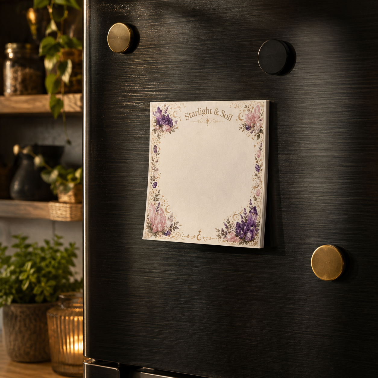 Crystal Solstice Post-it Note Pad