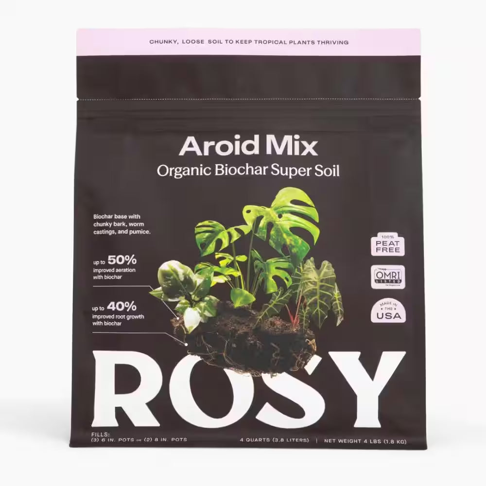 Organic 4 Qt. Living Soil Biochar Potting Mix for Aroids (1-Pack)