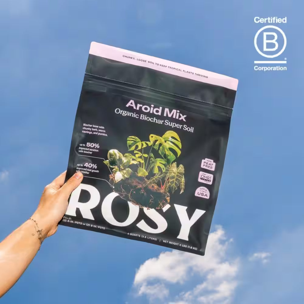 Organic 4 Qt. Living Soil Biochar Potting Mix for Aroids (1-Pack)