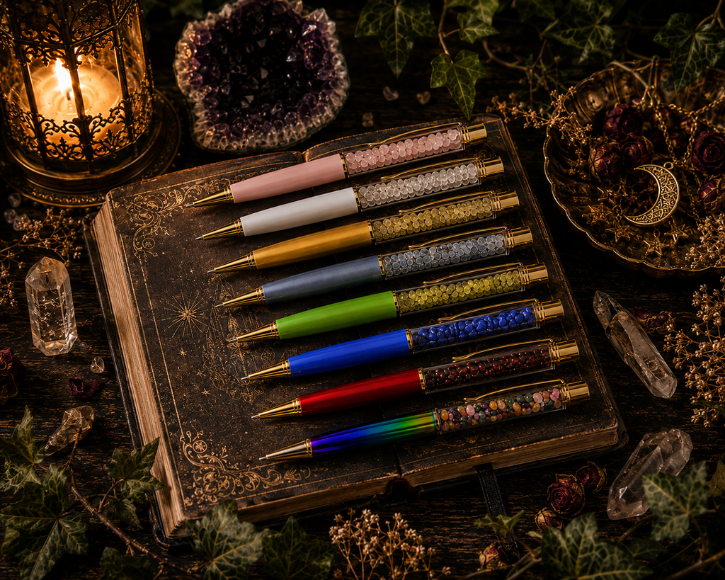 Natural Stone Crystal Ballpoint Pen