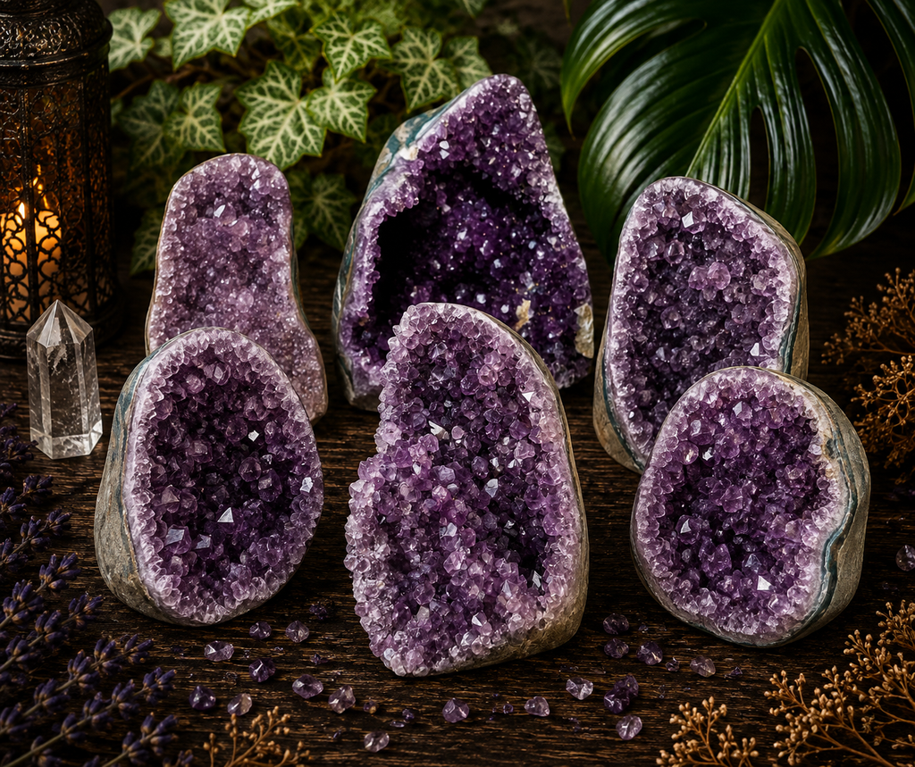 Amethyst Geode Clusters
