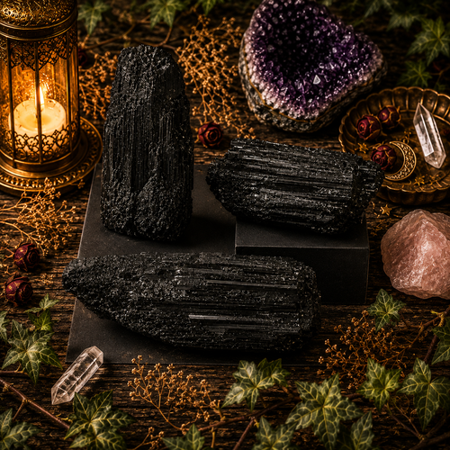 Black Tourmaline Raw Crystal