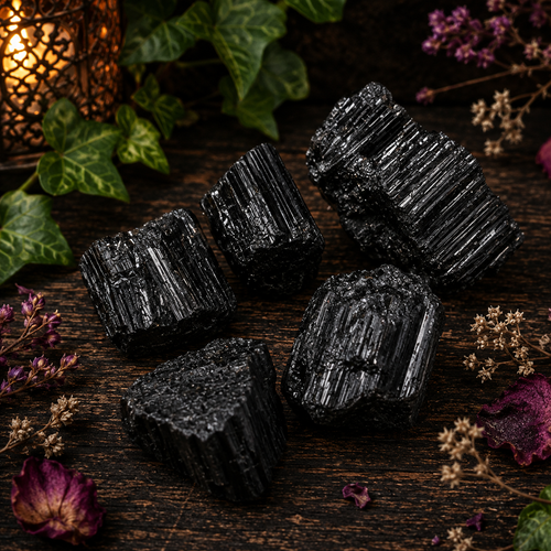 Black Tourmaline Natural Stone
