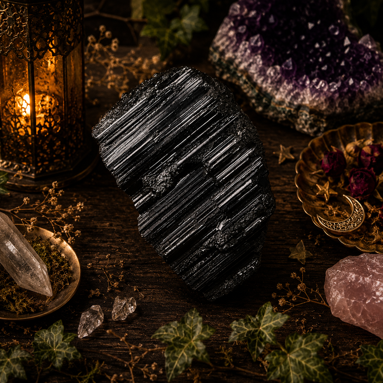 Black Tourmaline Raw Crystal