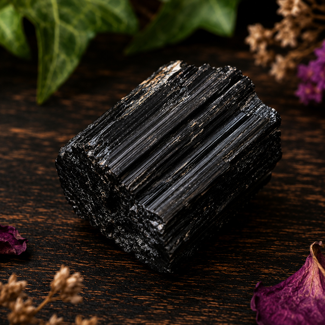 Black Tourmaline Natural Stone