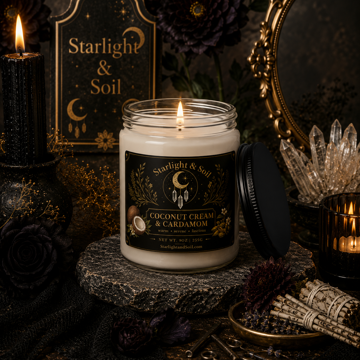 Starlight Sanctuary Soy Candle | 9oz