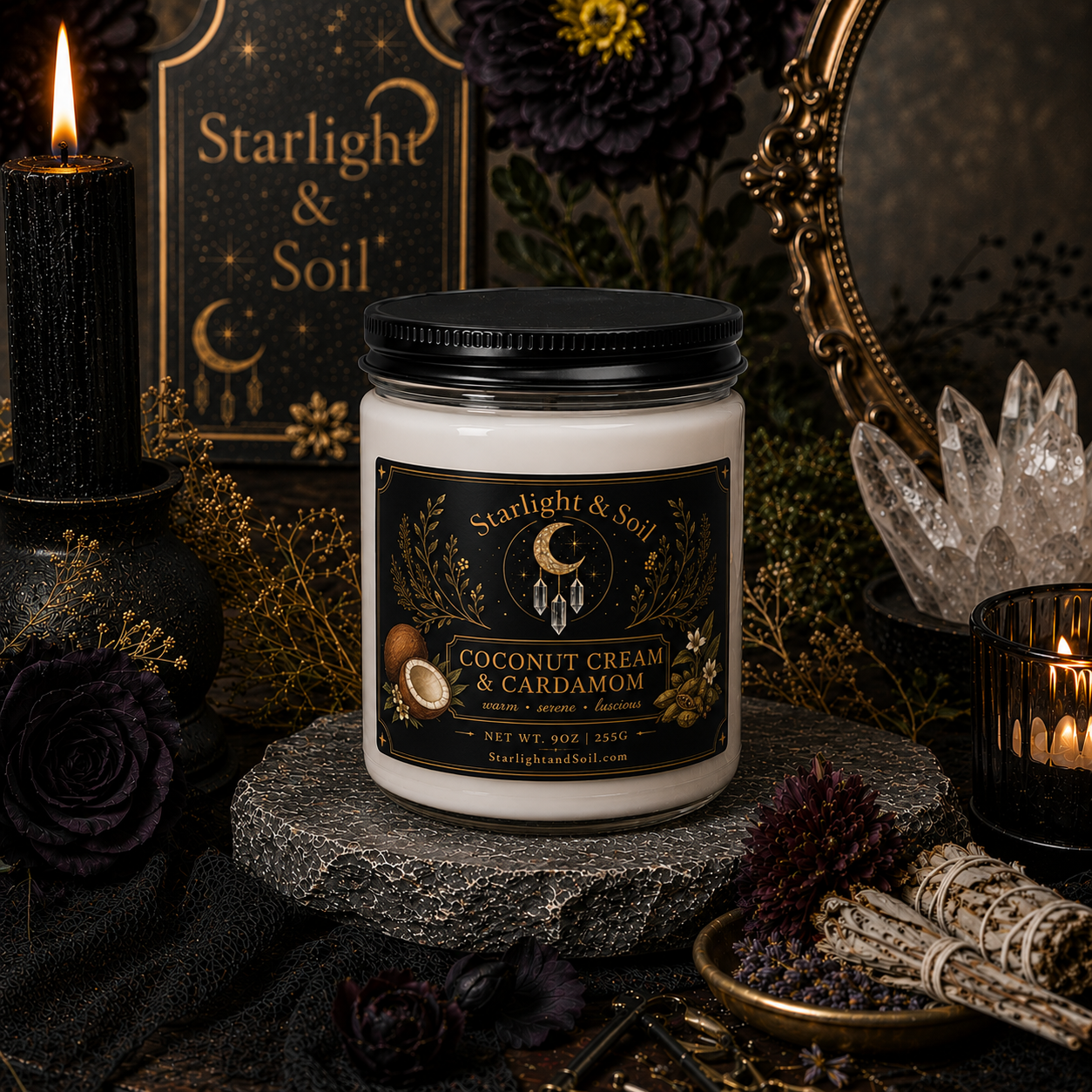 Starlight Sanctuary Soy Candle | 9oz