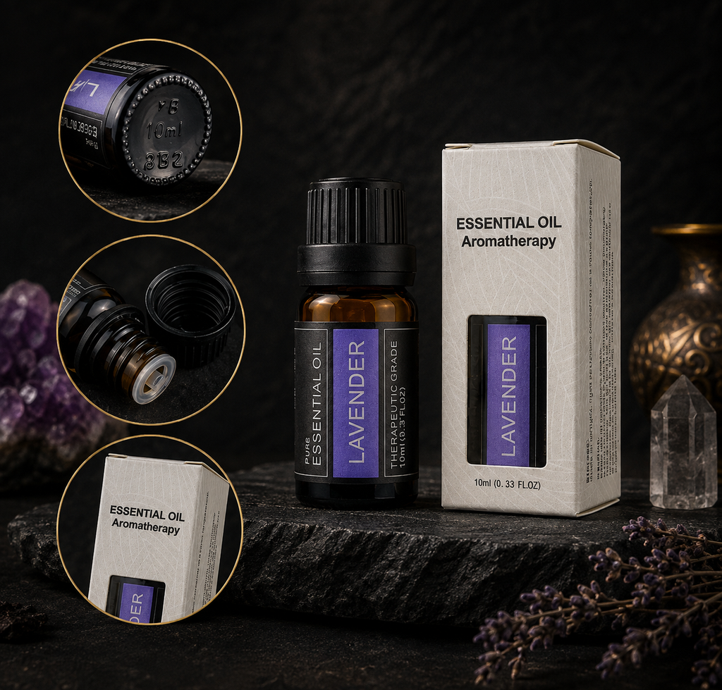 Pure Essential Oils (10ml) – Steam Distilled Botanical Aromatherapy Oils for Diffusers, Home & Office – Single Bottles & Curated Sets