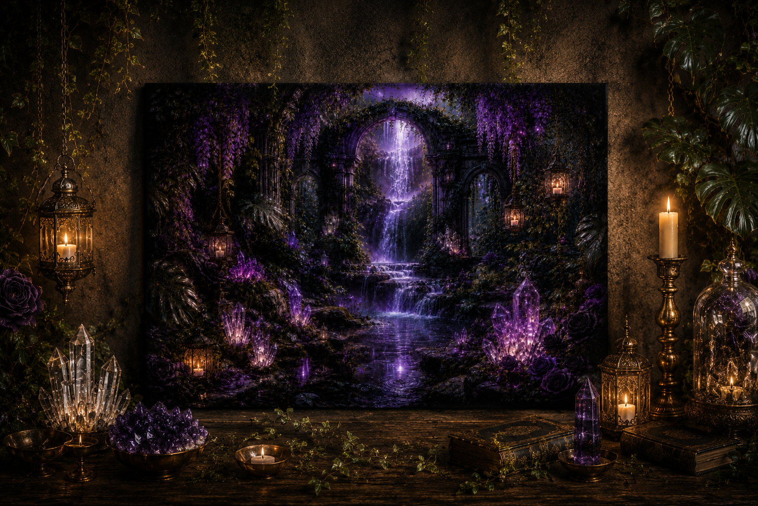 The Cleansing Veil Fine-Art Canvas