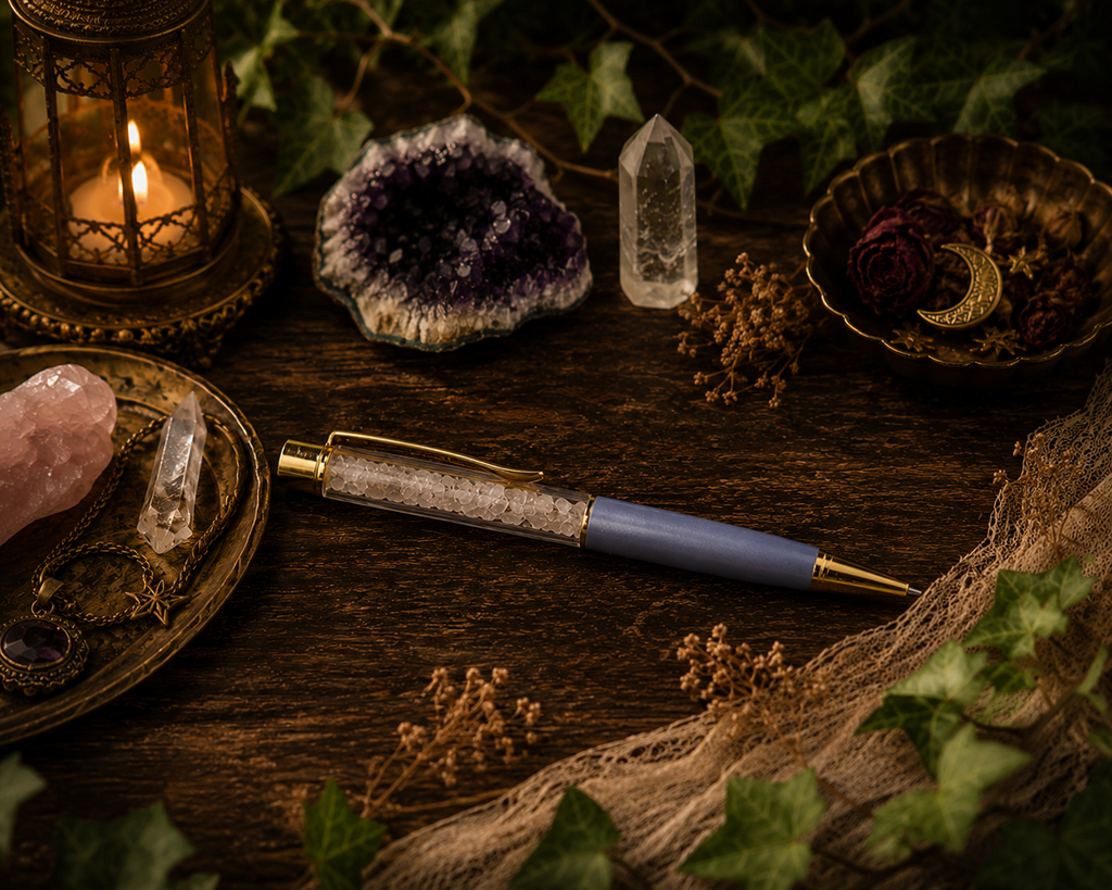 Natural Stone Crystal Ballpoint Pen