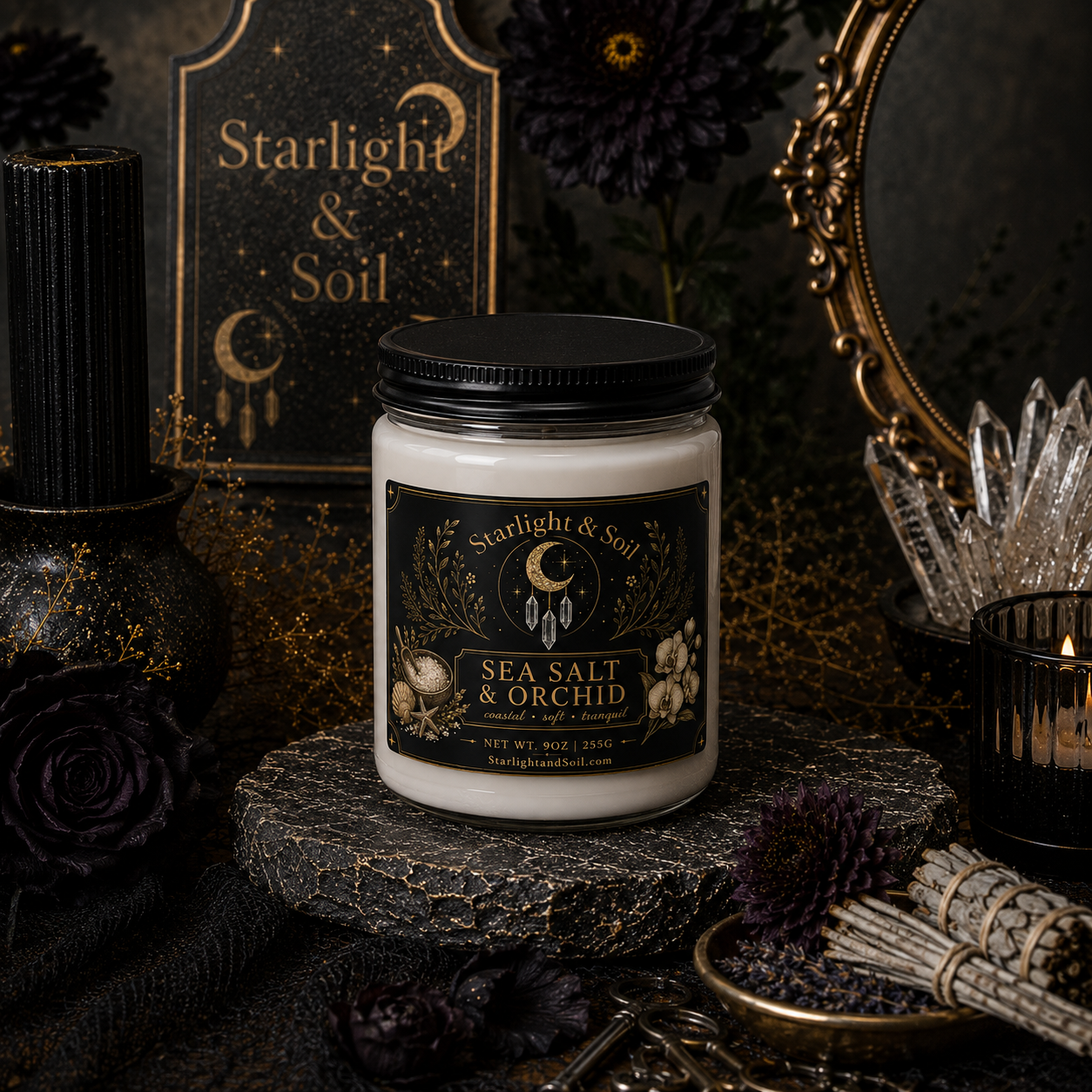 Starlight Sanctuary Soy Candle | 9oz