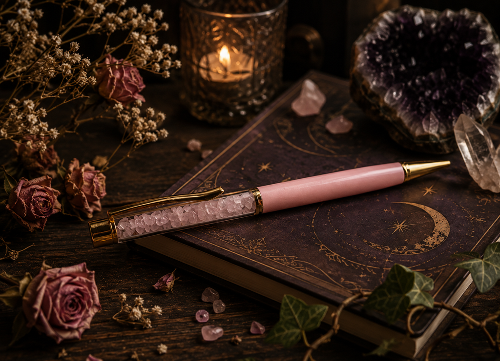 Natural Stone Crystal Ballpoint Pen