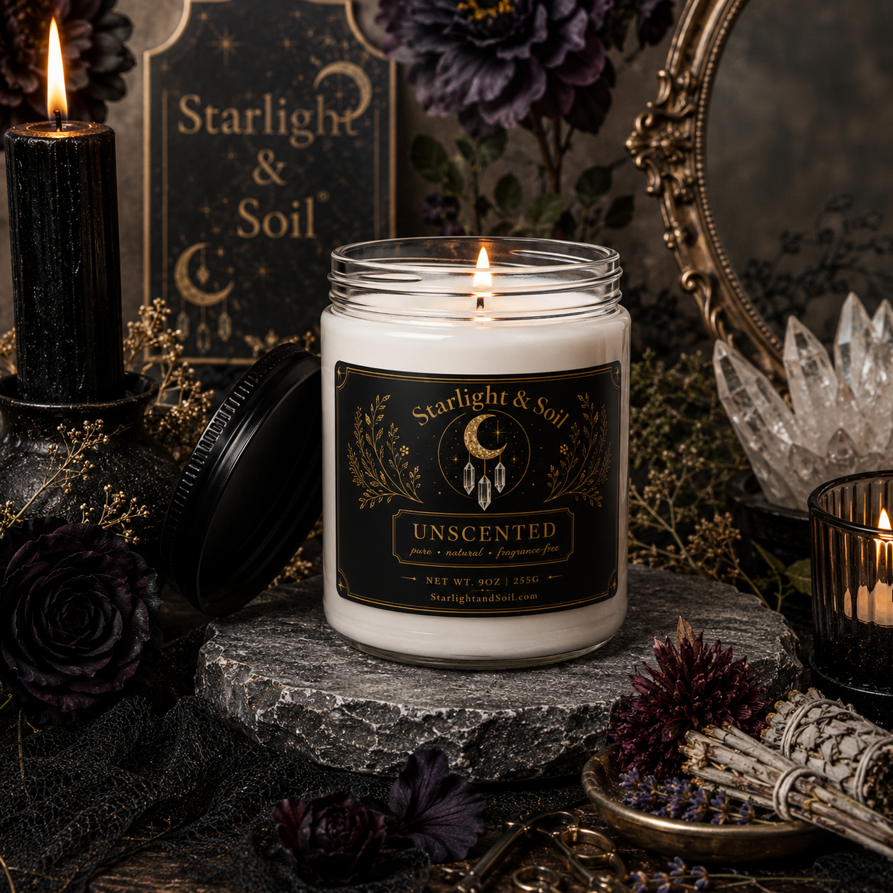 Starlight Sanctuary Soy Candle | 9oz