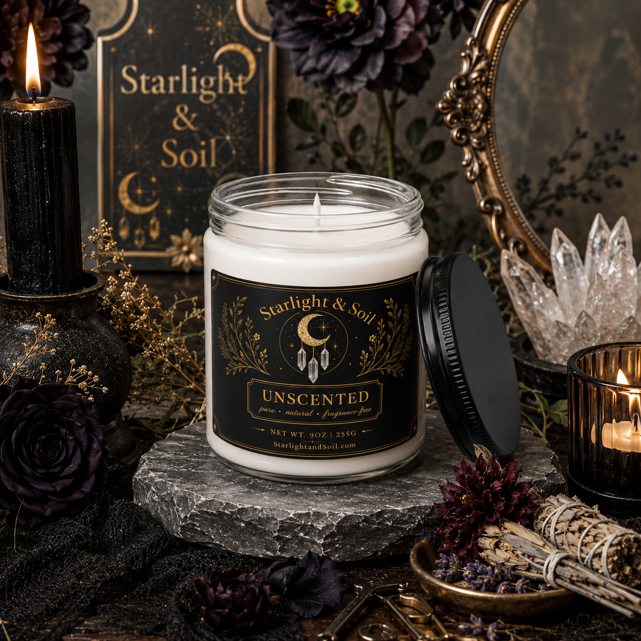 Starlight Sanctuary Soy Candle | 9oz