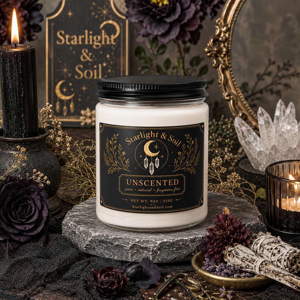 Starlight Sanctuary Soy Candle | 9oz